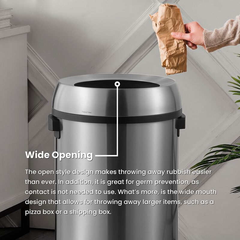 Chuck Kitchen/Office Open-Top Trash Can