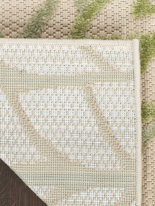 Aloha ALH05 Ivory/Green 9' x 12' Rug