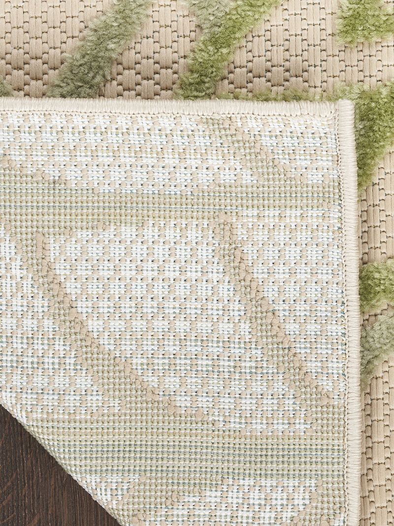 Aloha ALH05 Ivory/Green 9' x 12' Rug