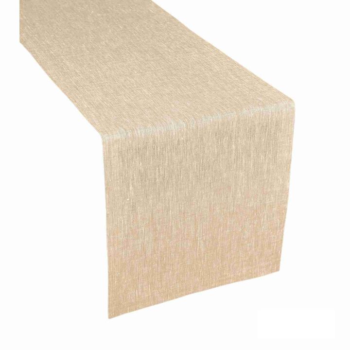 Solino Home 100% Pure Linen Table Runner | Athena for Thanksgiving, Christmas