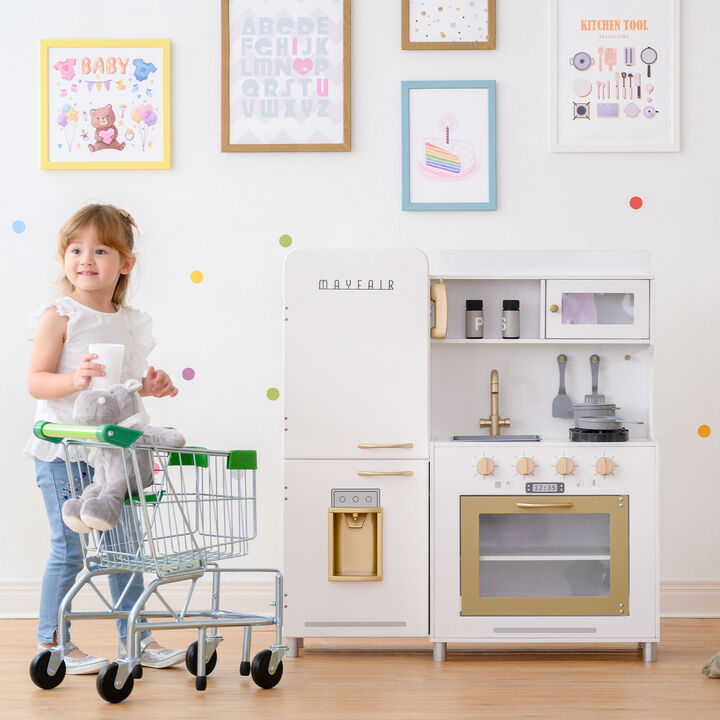 Teamson Kids - Little Chef Mayfair Retro Play Kitchen - White