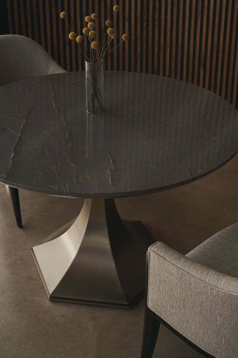 Top Brass Round Dining Table