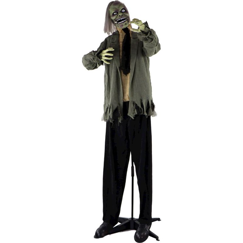 Haunted Hill Farm 71' Standing Zombie, Animation, Lights, Sound