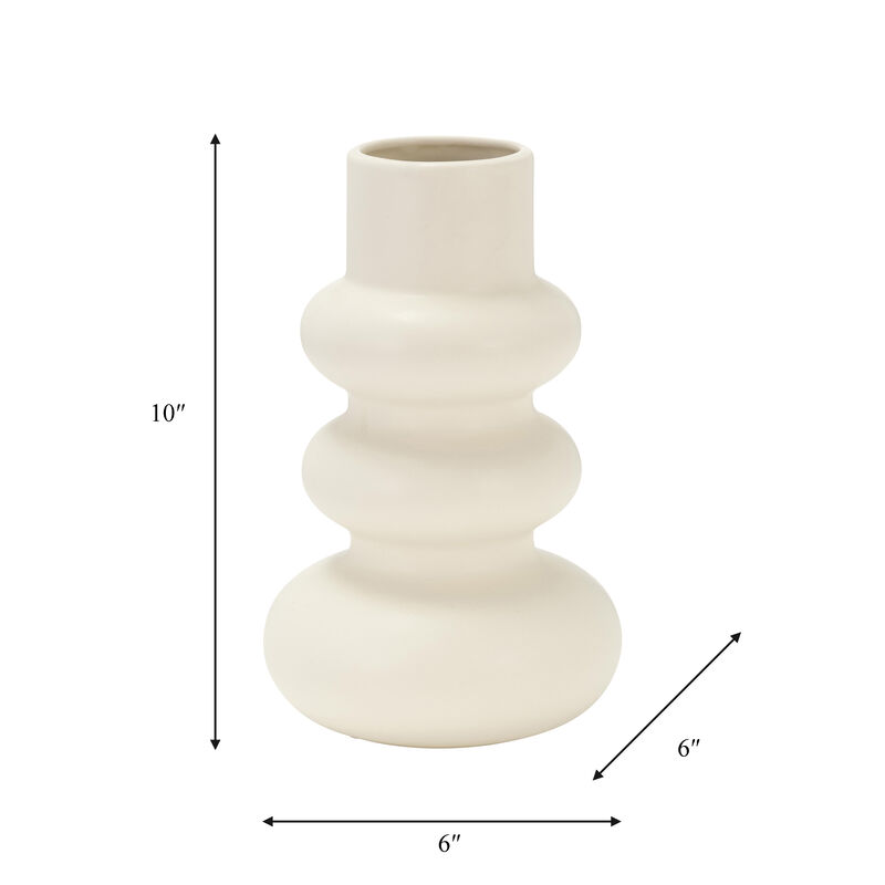 10"h Stacked Spheres, Cotton