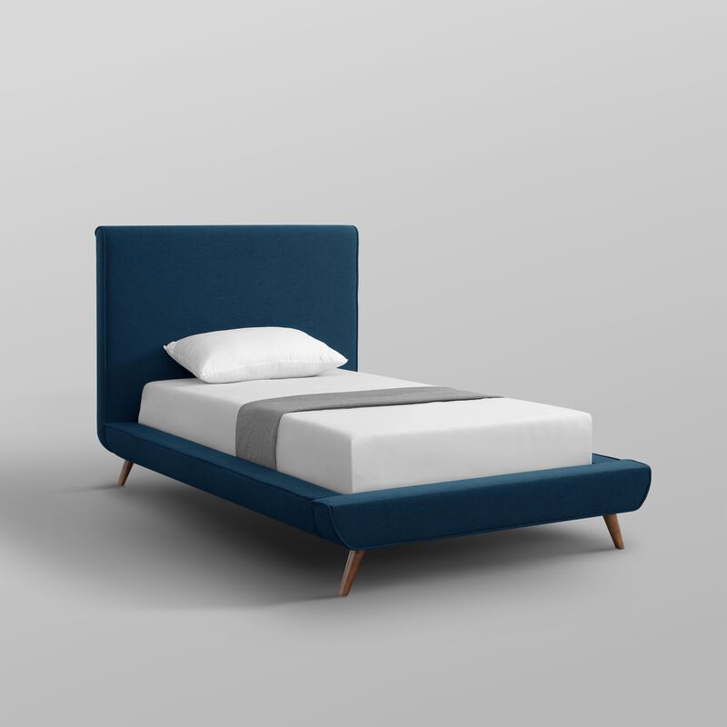 Loft Lyfe Eliezer Linen Upholstered Platform Bed