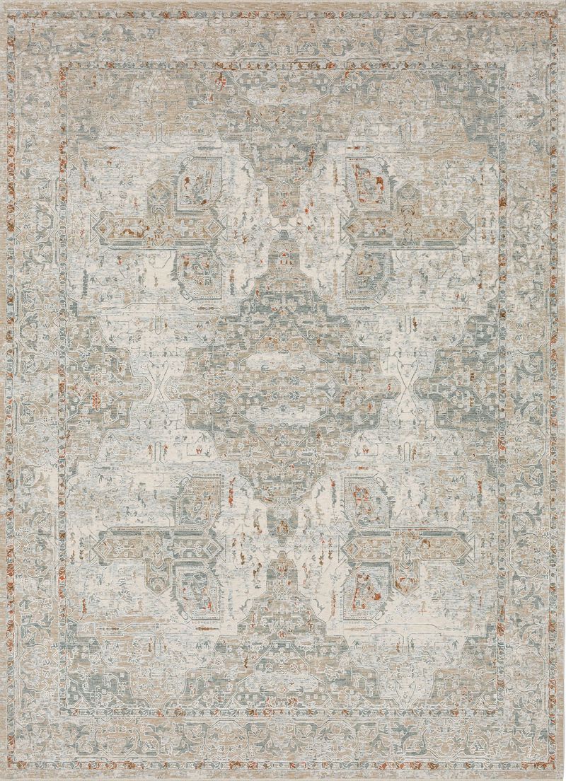 Solitude R1043 Beige/Cream 7'10" X 10'