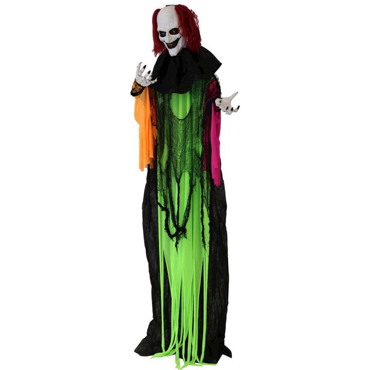 Haunted Hill Farm 72 Animated Standing Clown
