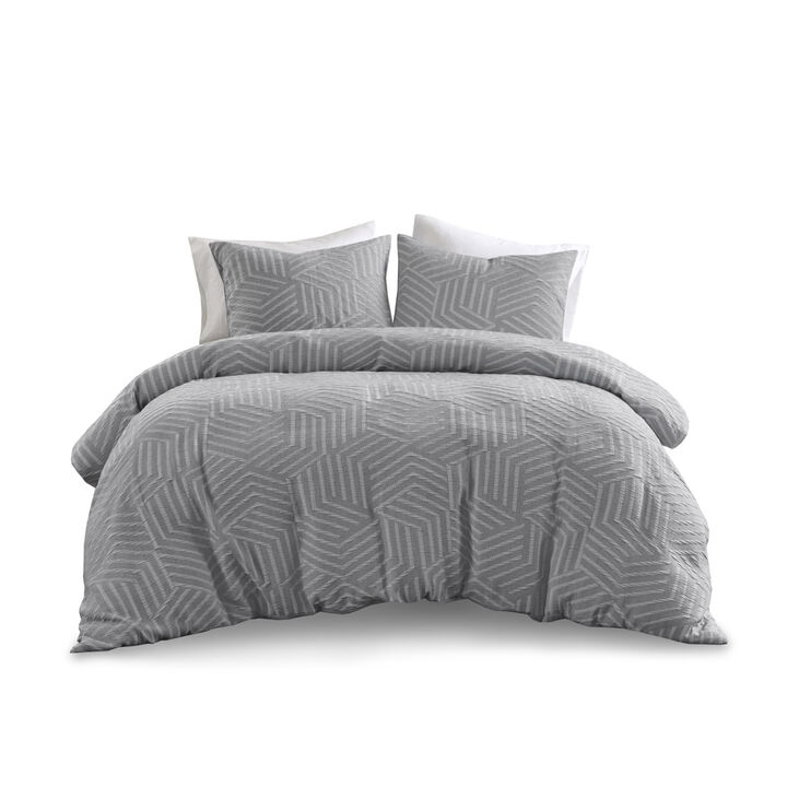 Gracie Mills Eirian Elegance Unveiled 3-Piece MatelassÃ© Jacquard Comforter Ensemble