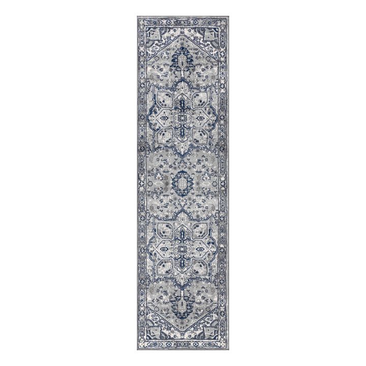 Modern Persian Vintage Medallion Area Rug