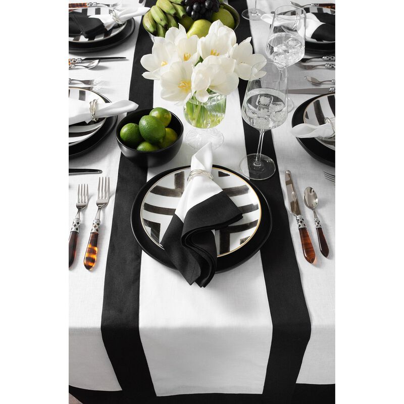 Solino Home 100% Pure Linen Table Runner | Contempo