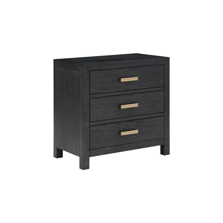 Fresno 3-Drawer Nightstand