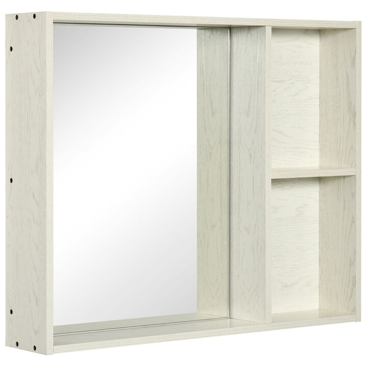 Wall-Mounted Storage Cabinet Space-Saving Organizer for Bathroom, Kitchen & Living Room