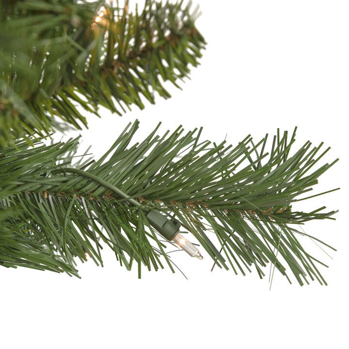 7.5' Pre-Lit Chatham Pine Artificial Christmas Tree  Clear Lights