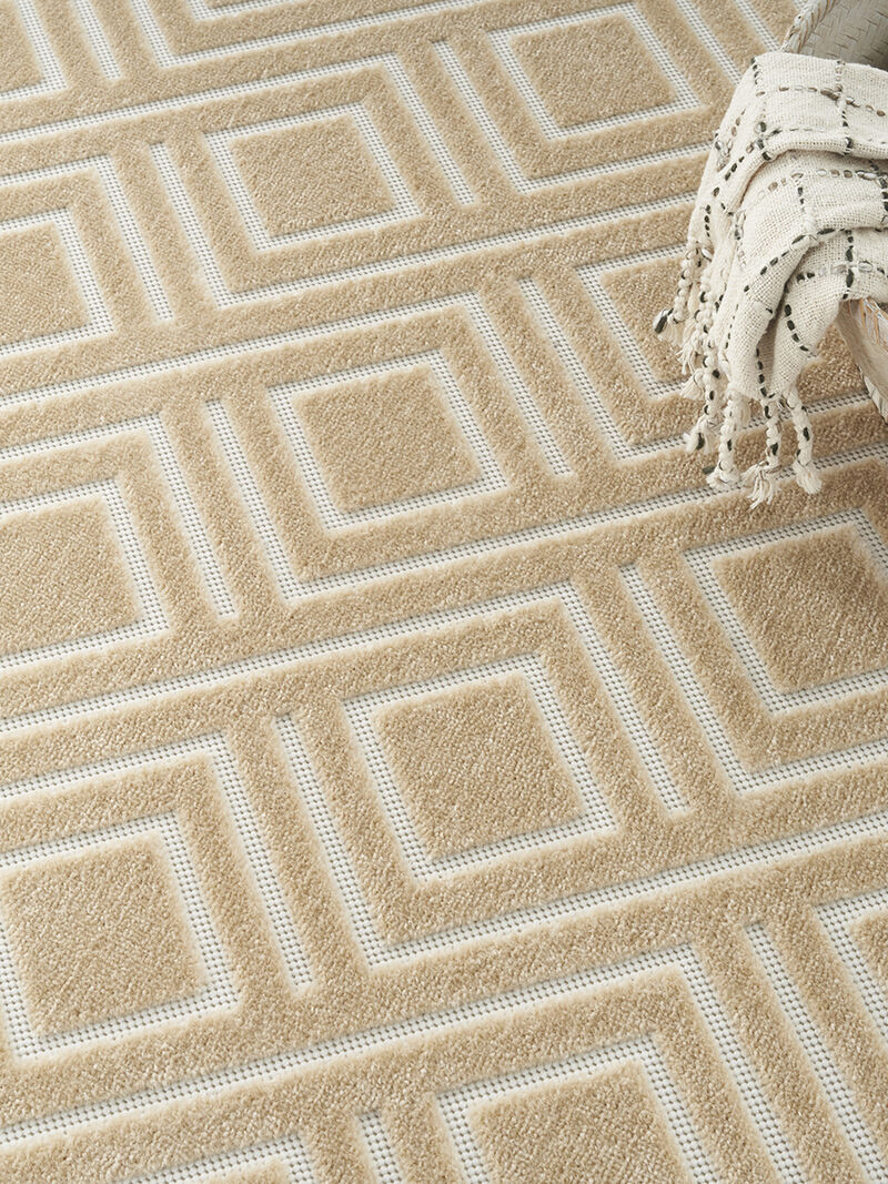 Care Free CAF03 Taupe 9'2" x 12' Rug