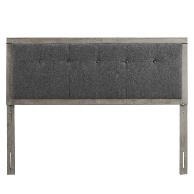 Modway - Draper Tufted Queen Fabric and Wood Headboard