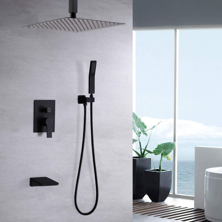 10 Inch Shower System With Rain Shower Faucet Sets