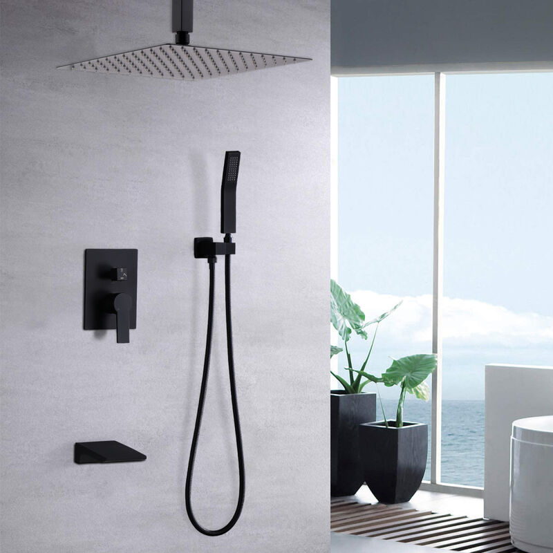 10 Inch Shower System With Rain Shower Faucet Sets
