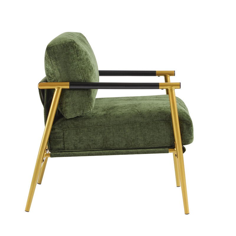 Merax Modern Accent Chair with Plush Cushions