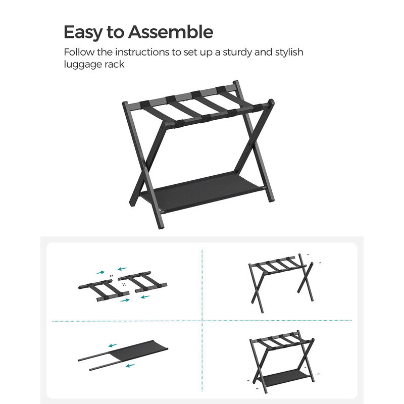 Luggage Rack for Guest Room - Stylish and Practical Suitcase Stand for Convenient Use