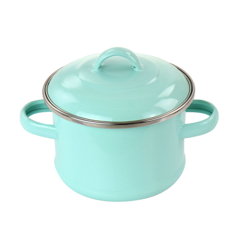 Martha Stewart Enamel on Steel Mini Dutch Oven