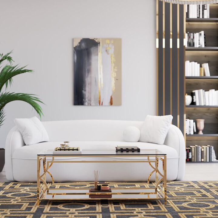 Bristol Rectangle Coffee Table Gold