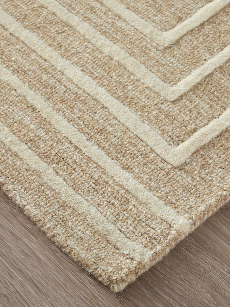 Fenner T8003 Beige/Ivory 8' x 10' Rug By Thom Filcia