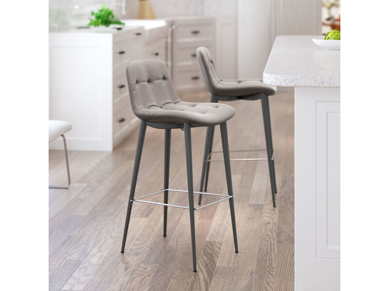 Tangiers Barstool (Set of 2) Taupe