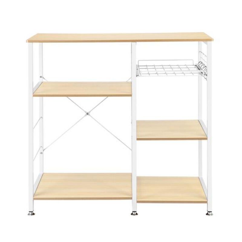 3-Tier Kitchen Bakers Rack Utility Microwave Oven Stand and Storage Cart for Space-Saving Organization