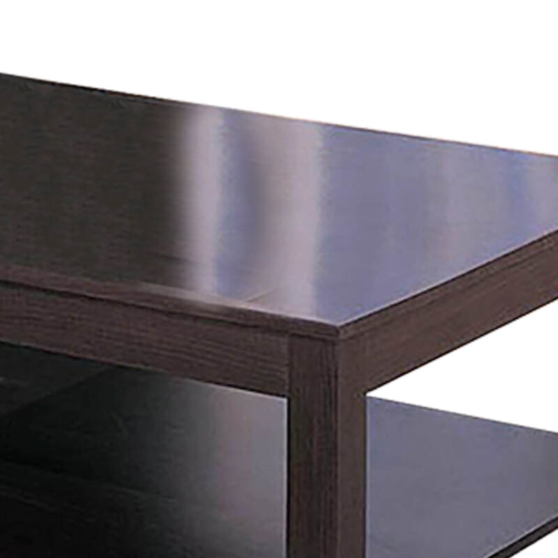 Amazingly Designed 3 Piece occasional table set, Brown - Benzara