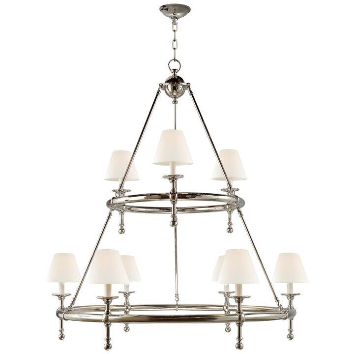Classic 2-Tier Ring Chandelier