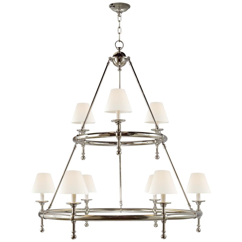 Classic 2-Tier Ring Chandelier