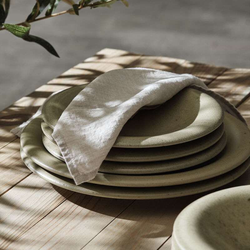 Porto by Stone Lain Semplice Stoneware 24 Piece Dinnerware Set