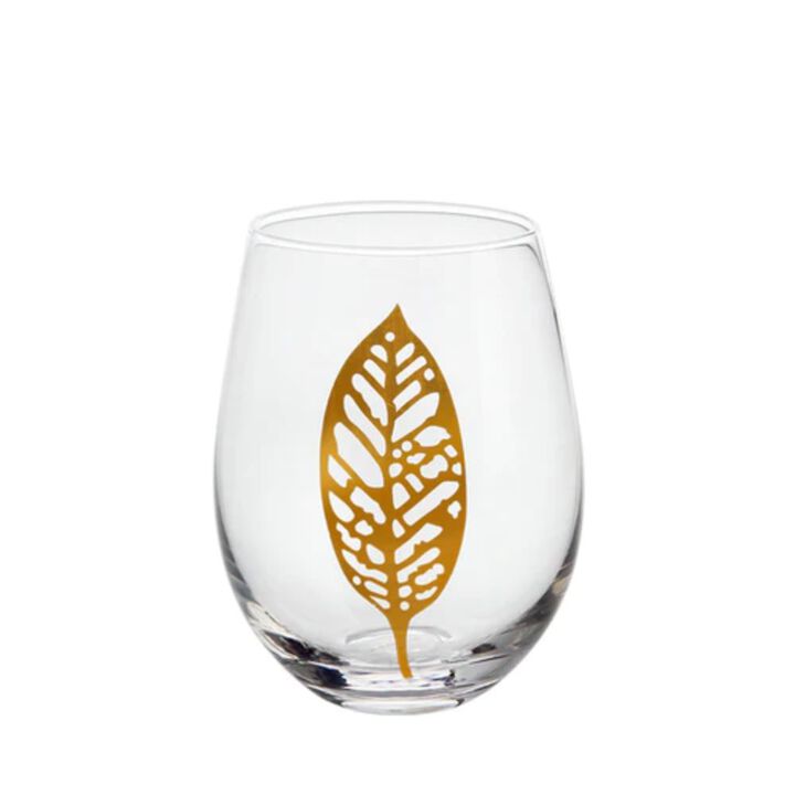 Hivvago Betushka Collection Stemless Wine Glass (17 oz. set of 6)