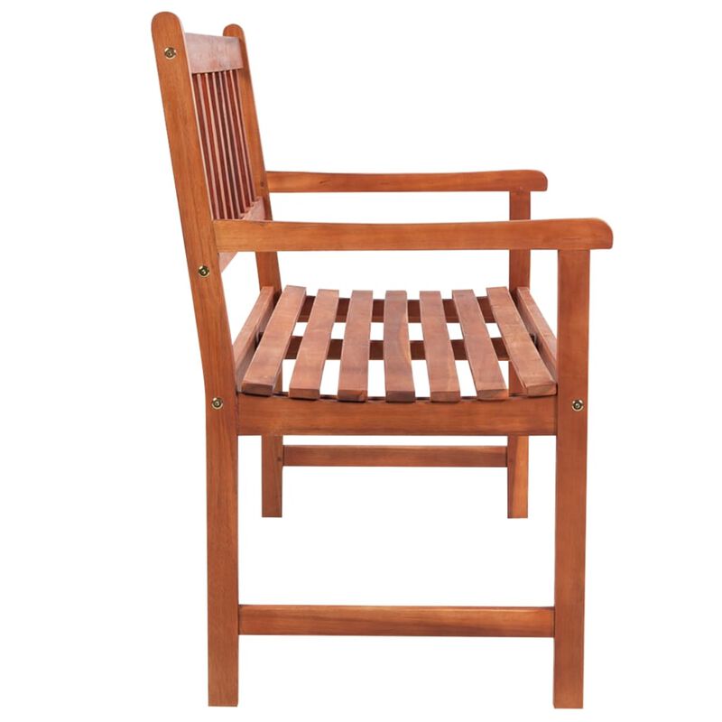 vidaXL Garden Bench with Cushion 47.2" Solid Acacia Wood