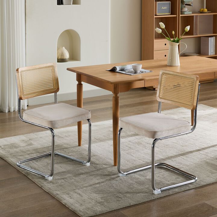 Set of 2 Mid-Century Modern Dining Chairs Stylish and Timeless Seating for Your Dining Room