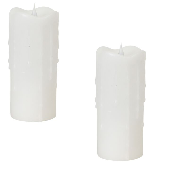 Simplux LED Dripping Candle with 6-Hour Timer for Convenient and Realistic Lighting