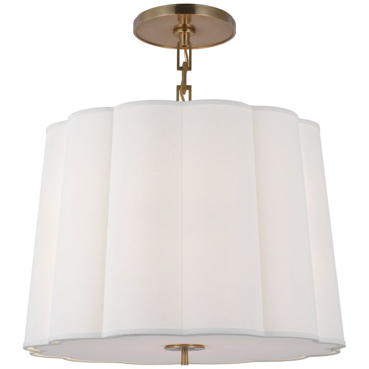 Simple Scallop Large Hang Shade