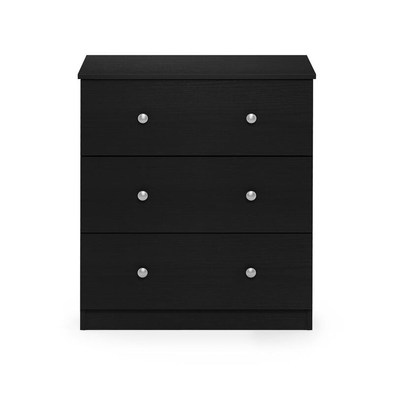 Furinno Tidur Simple Design 3-Drawer Dresser, Americano