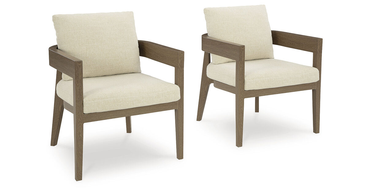 Serene Bay Dining Armchair with Cushions