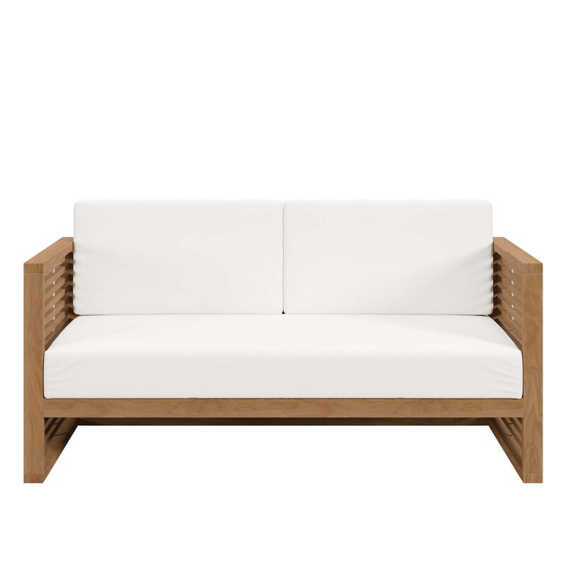 Modway - Carlsbad Teak Wood Outdoor Patio Loveseat