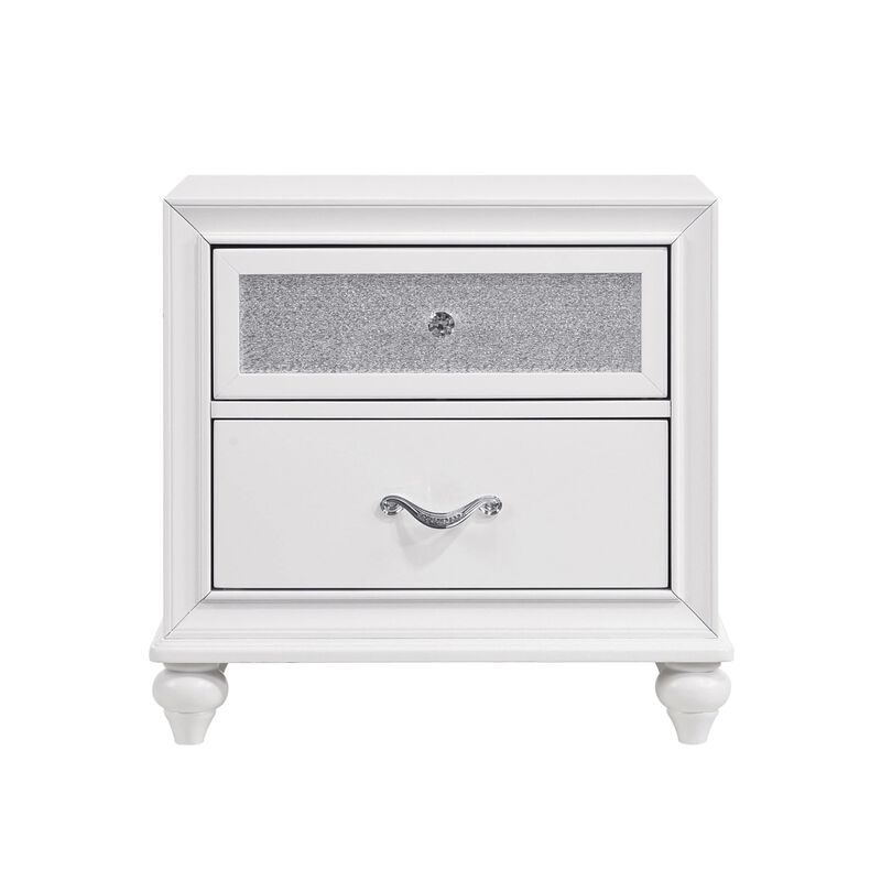 Coaster Barzini Nightstand, White