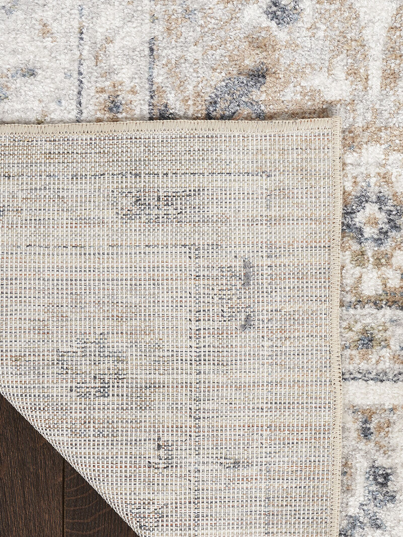 Astra Machine Washable ASW16 Silver/Taupe 7'10" x 10' Rug