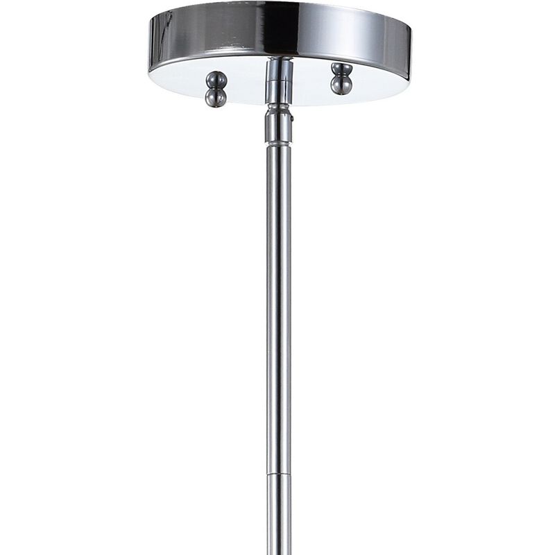 Avah Metal/Crystal Adjustable LED Drop Chandelier
