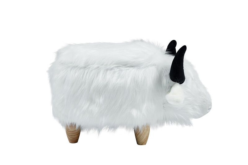 Cow Animal Storage Ottoman