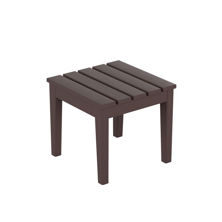 WestinTrends Outdoor Patio Modern Adirondack Side Table
