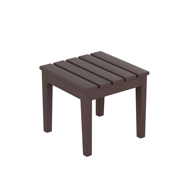 WestinTrends Outdoor Patio Modern Adirondack Side Table