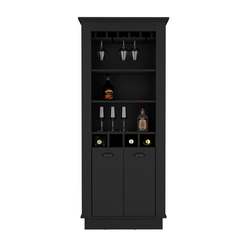 Bar Cabinet Provo, Living Room, Black