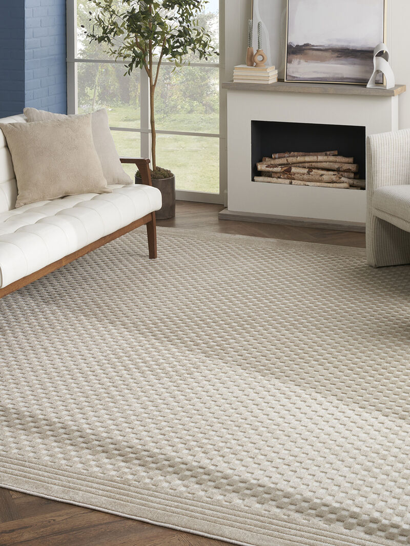 Care Free CAF02 Beige 9'2" x 12' Rug
