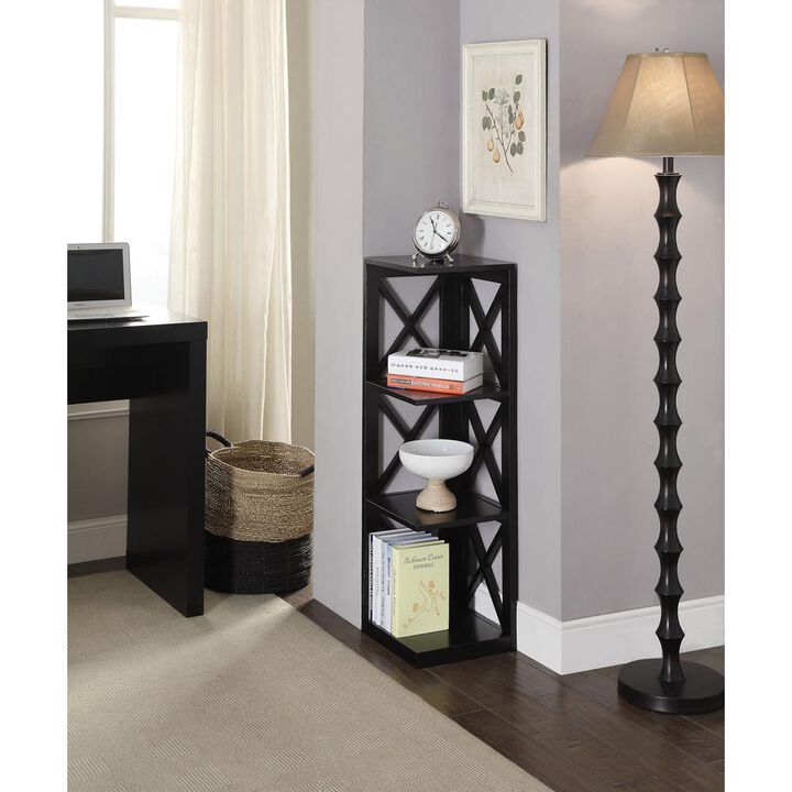 Convience Concept, Inc. Oxford 3 Tier Corner Bookcase