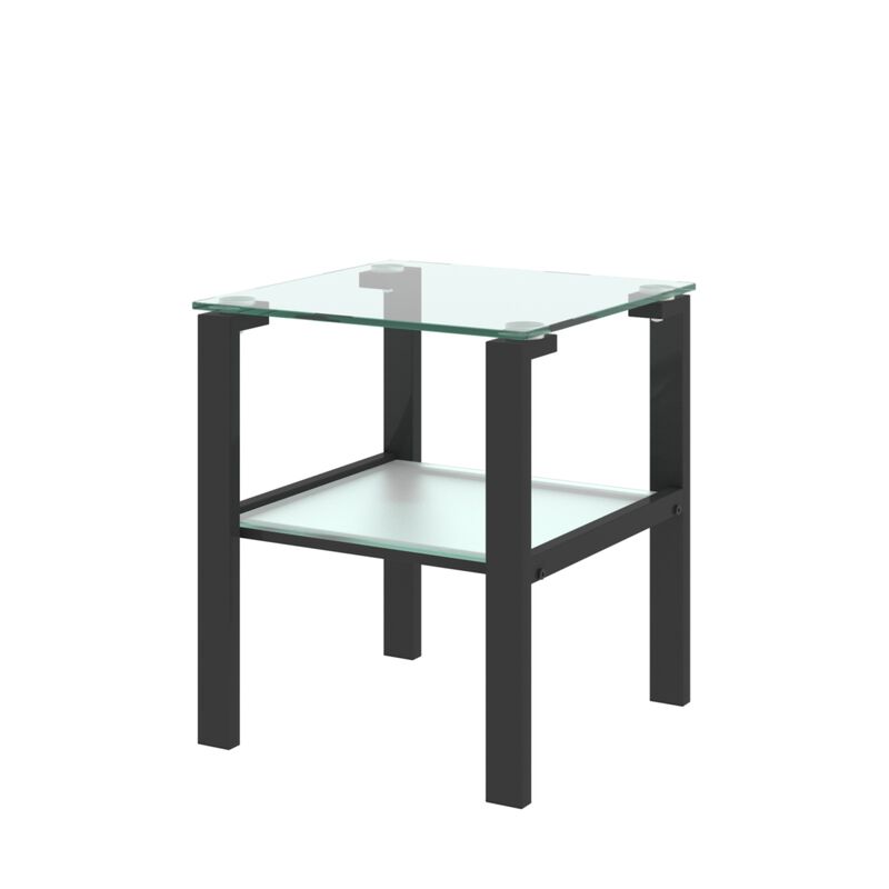 Small Round Glass Tea Table & Bedroom Corner Side Table